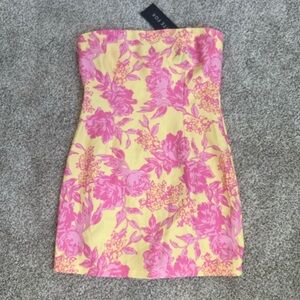 White Fox Boutique Sunset Skies Mini Dress Summer Blossom